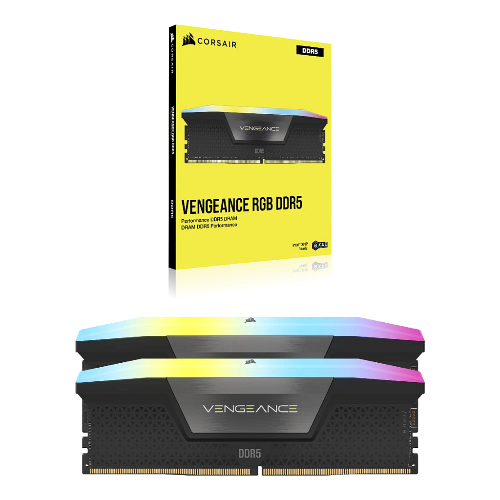 RAM Memorie DDR5 Corsair VENGEANCE RGB / 32 GB / 7000 MTs / CL40 / (2x16GB) - 2