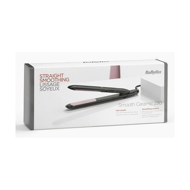 Drejtuese për flokë BaByliss Smooth Ceramic 230 ST241E / Ceramic / 200–230°C / 2 Nivele / 60min Auto Shut-Off / Multi-Voltage – Zezë - 9
