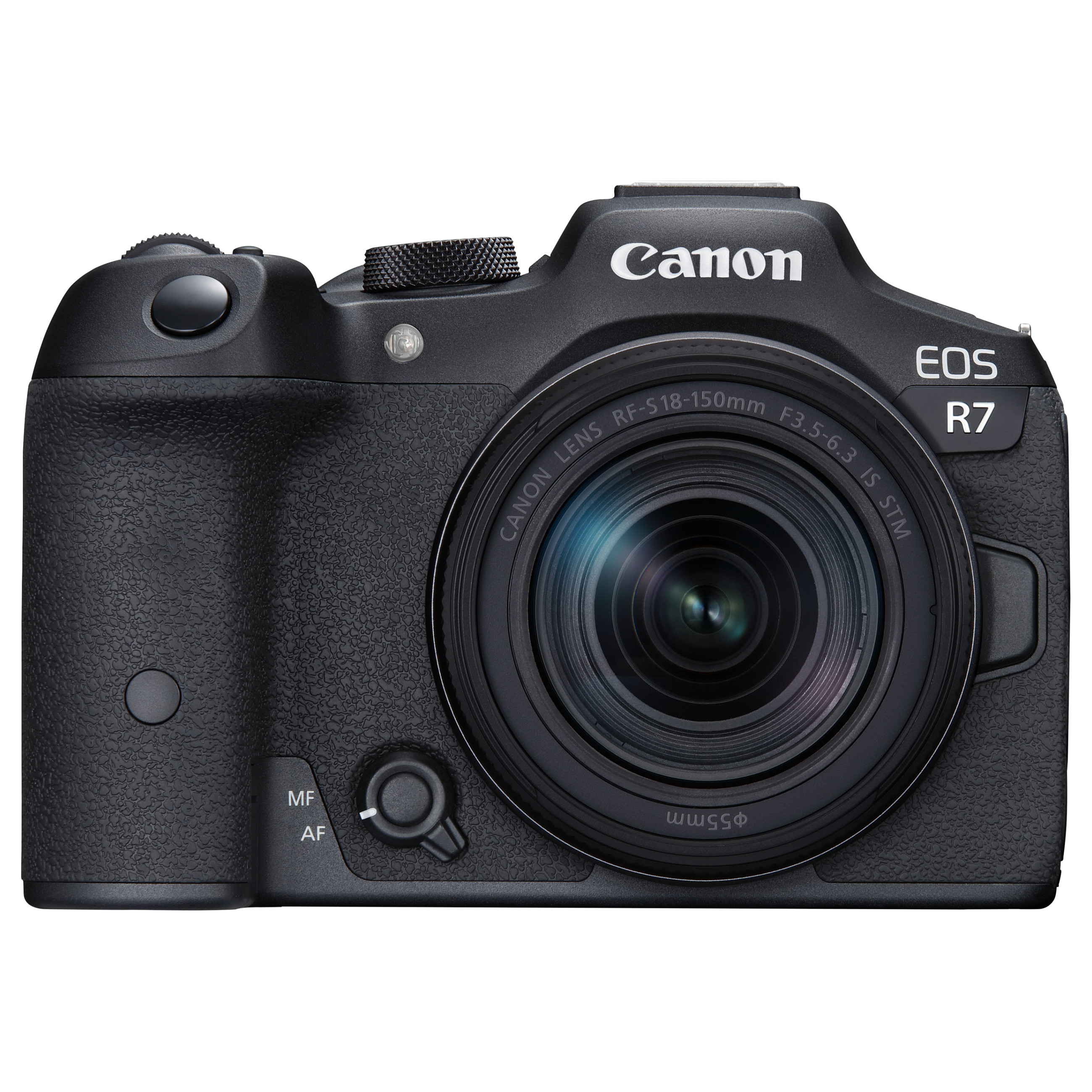 Kamerë digjitale Canon EOS R7 / APS-C / 32.5MP / 4K60p / 651 AF / 15fps / 30fps / RF-S 18-150mm F3.5-6.3 IS STM - Zezë