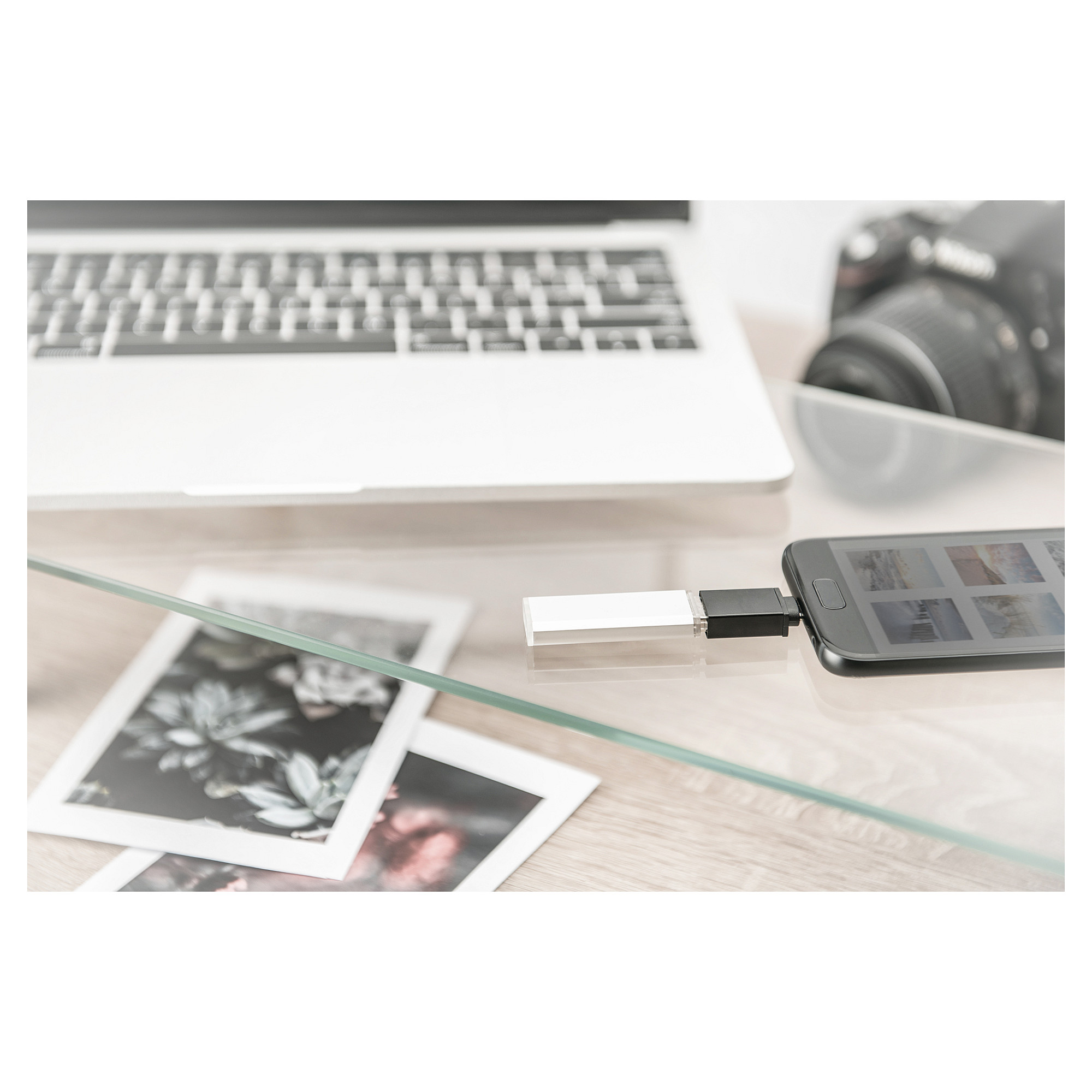 Adapter USB DIGITUS Type‑C në USB‑A Socket - Zezë - 7