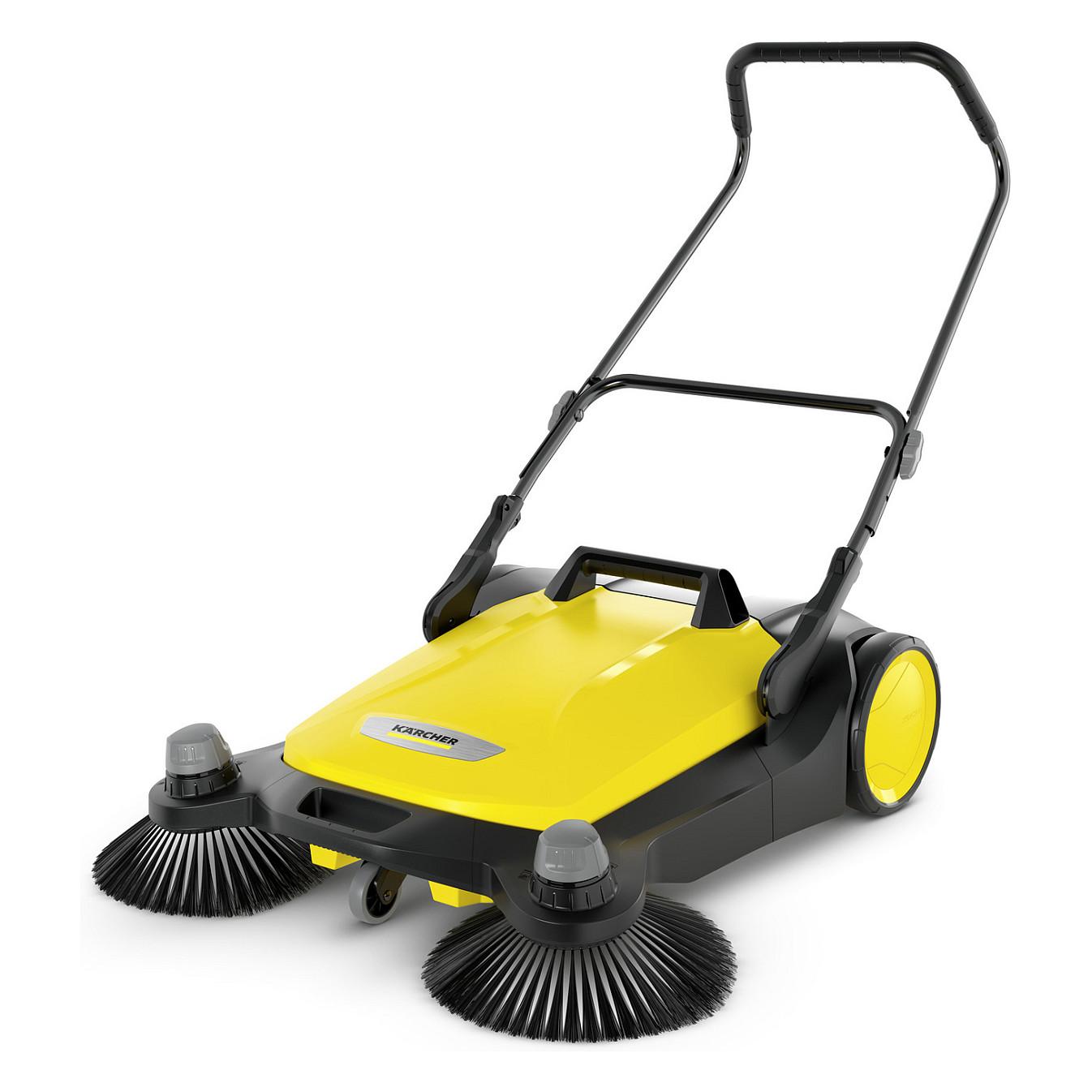Fshesë Profesionale për pastrim të sipërfaqeve Kärcher S 6 Twin / 3000 m²/h / 86 cm / Manuale – Zezë/Ver­d­hë