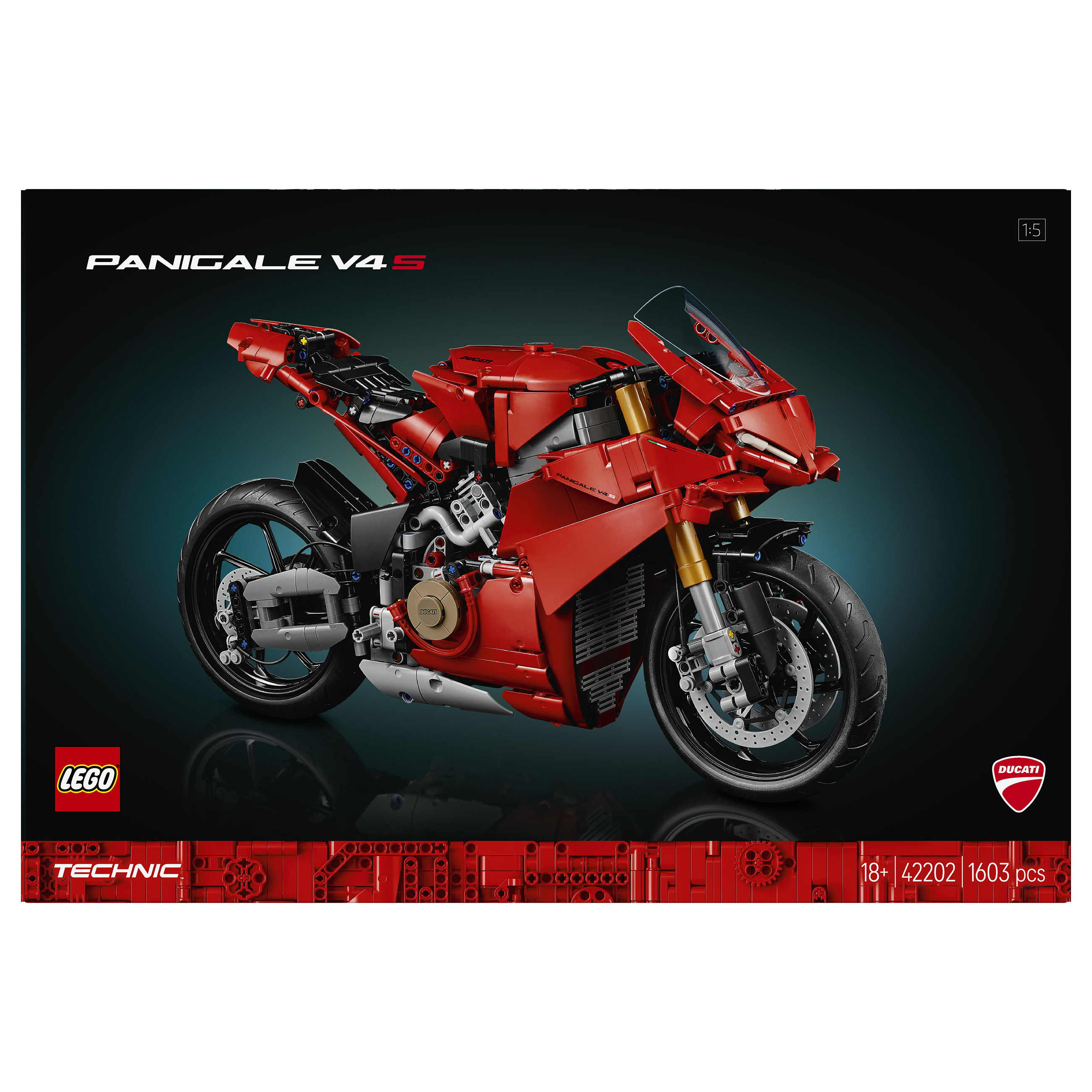 LEGO 42202 Technic Ducati Panigale V4 S Motorcycle - 11