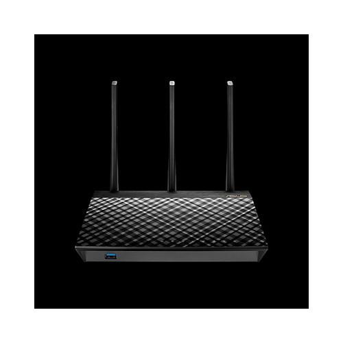 Ruter ASUS RT-AC1900U, Wi-Fi 5 AC1900, Dual-Band, deri në 1900Mbps, 1× Gigabit WAN + 4× Gigabit LAN, 1× USB 3.0 + 1× USB 2.0, AiMesh - Zezë - 5