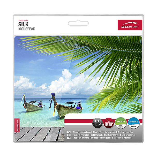 Mauspad Speedlink SILK Paradise / Antistatik / Bazë Kundër Rrëshqitjes / 230 x 190 mm - Motiv Paradise - 2