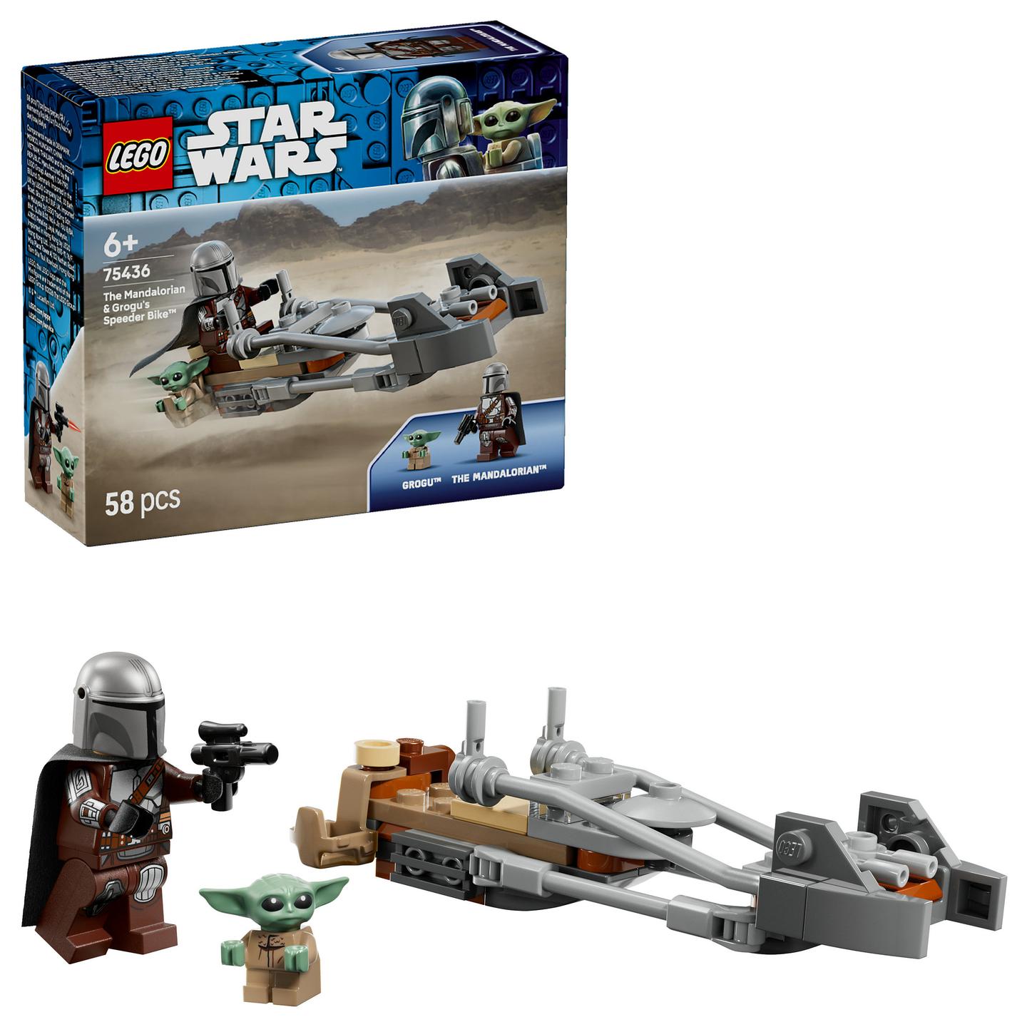 LEGO Star Wars The Mandalorian & Grogu's Speeder Bike 75436 - 17