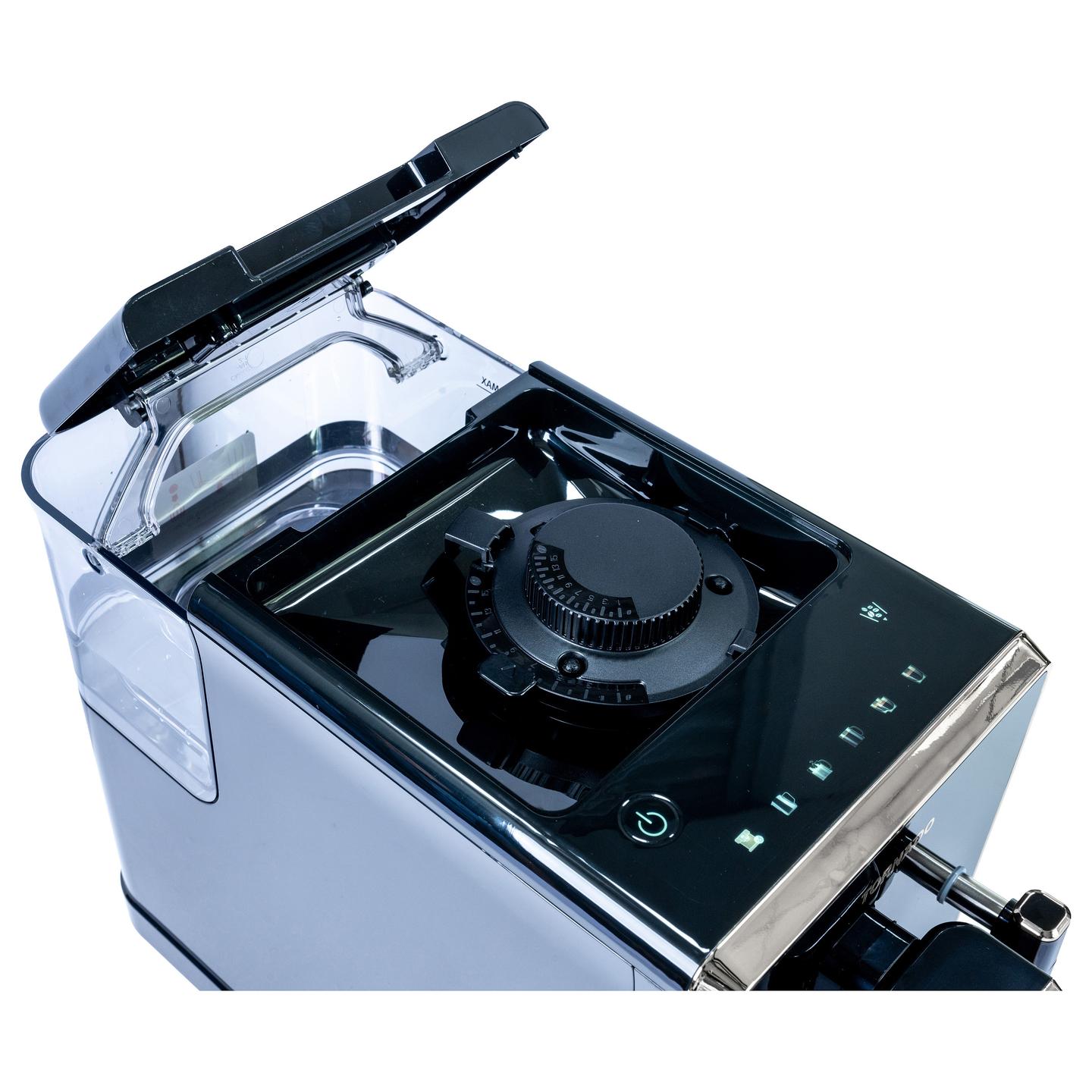 Aparat për Kafe TORNADO TCM-9008A-GS, 1350 W, 20 bar, Mulli i Integruar, 1.5 L - Zezë/Ari - 20