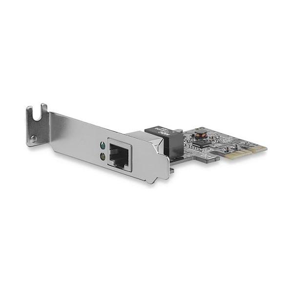 Karta të Rrjetit StarTech.com ST1000SPEX2L, PCI Express x1, 1x Gigabit LAN RJ45, 10/100/1000Mbps, Realtek RTL8111H, Low Profile + Full Height - 1