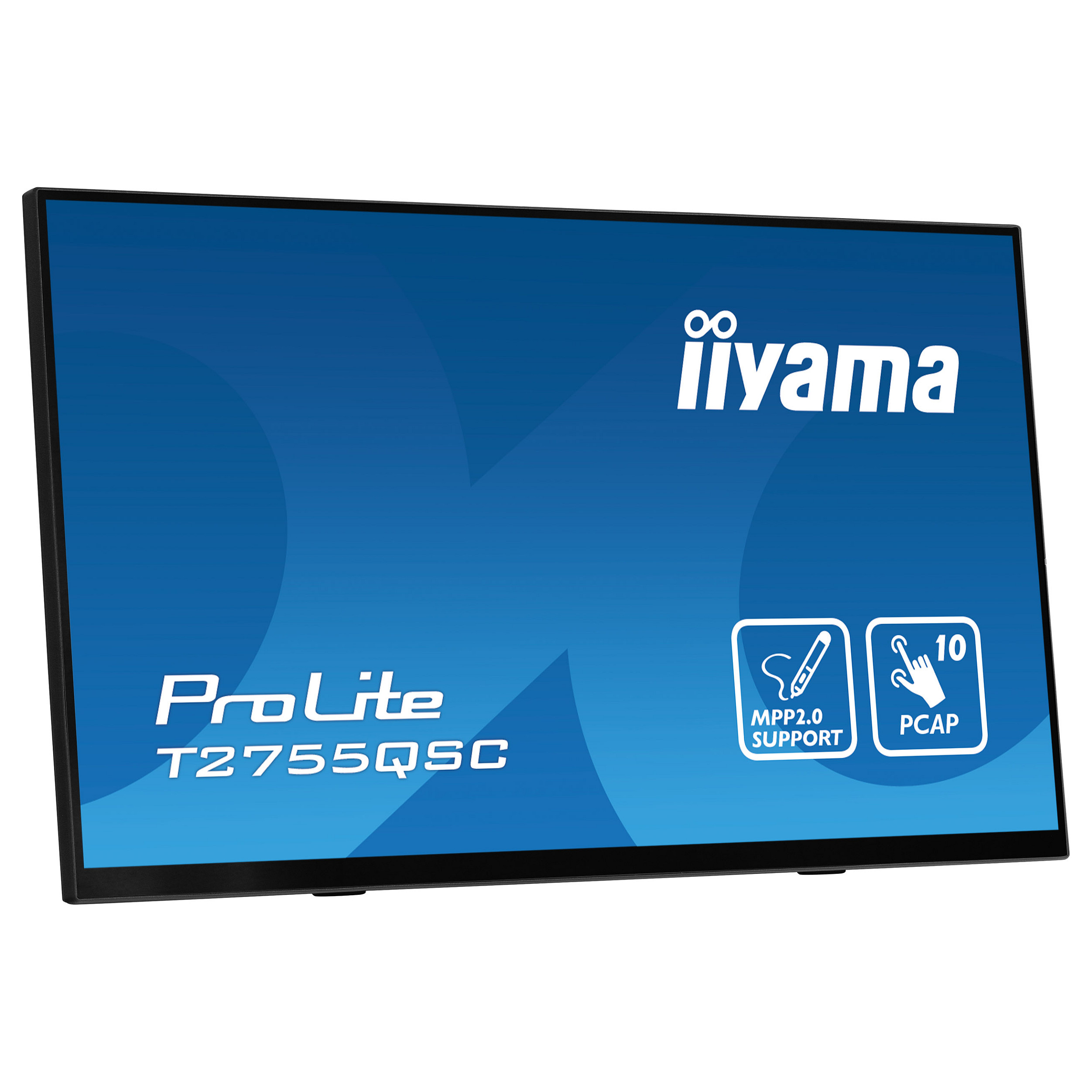 Monitor IIYAMA T2755QSC-B1 / 27" / Quad HD IPS / LCD / Touchscreen / 75 Hz / 5 ms / HDMI+USB+DP+HDCP - Zezë - 4