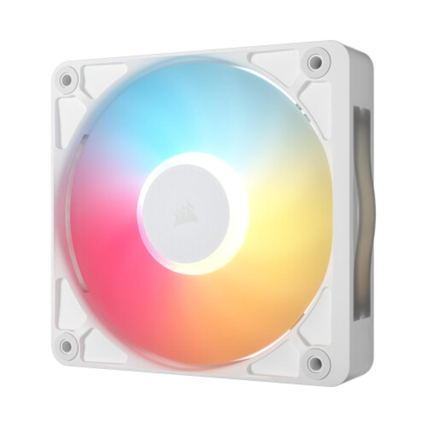 Ftohës për Kasë Corsair iCUE LINK RX120 II RGB, 120mm, PWM, 400–2100 RPM, 64.7 CFM, Single Pack - Bardhë