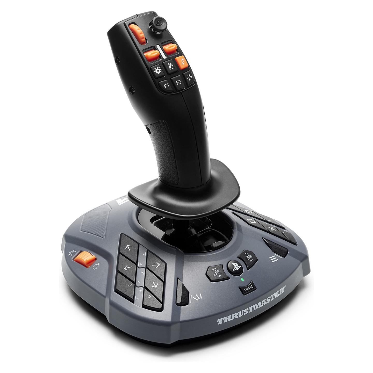 Kontroller për PC / PS5 Thrustmaster SimTask FarmStick P / Joystick / 3-Akshe / 33 Butona / H.E.A.R.T. Hall Effect / USB – Zezë