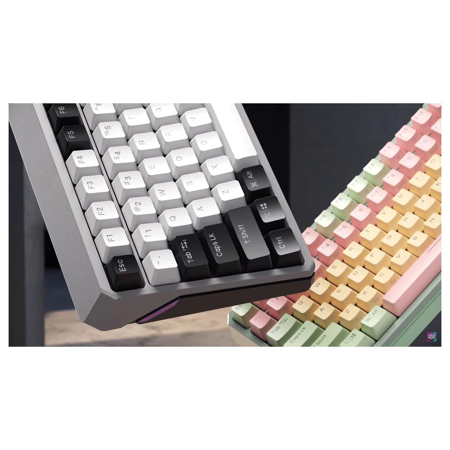 Tastierë Gaming Cooler Master MK770 / Wired / 98 Keys / Kailh Box V2 / USB + 2.4 GHz Wireless + Bluetooth 5.1 / AZERTY FR / RGB - Hiri - 8