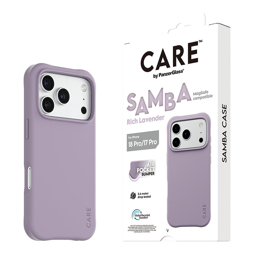 Case për Telefon PanzerGlass CARE by Samba për iPhone 17 Pro, iPhone 18 Pro, MagSafe, TPU, Rich Lavender - Rozë - 6