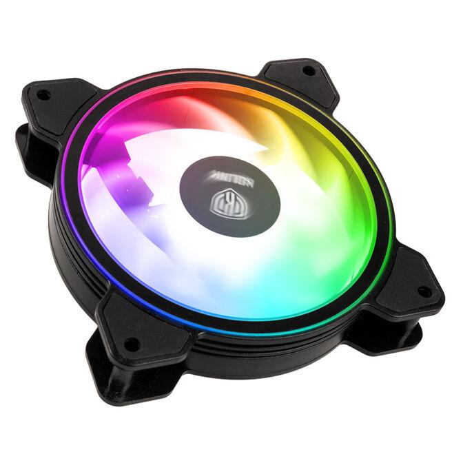 Ftohës për Kasë Kolink Umbra ARGB / 120 mm / ARGB / PWM / 500–1500 RPM / 59.46 m³/h / Kushinetë Hidraulik - Zezë