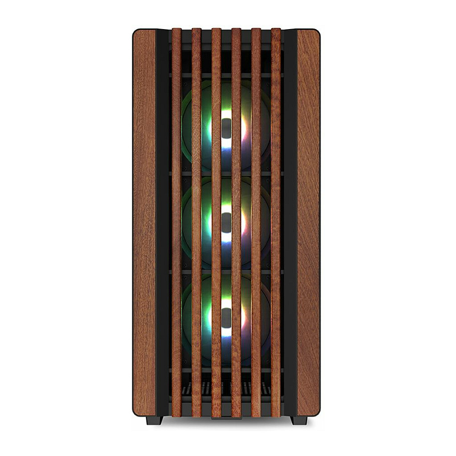 Kasë Midi Sharkoon Rebel C70G RGB – Zezë - 11