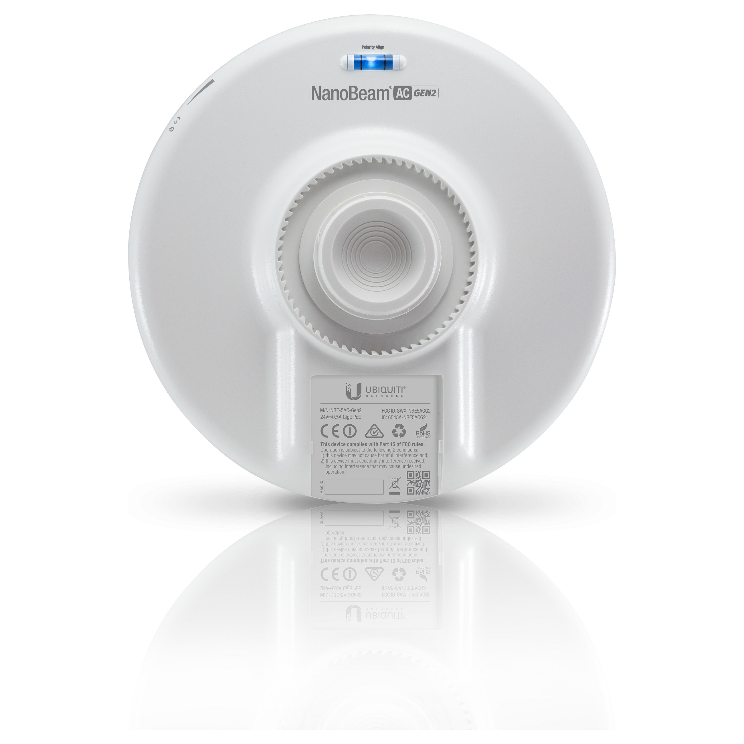 Ubiquiti NanoBeam AC Gen2 5GHz 450Mbps 19dBi Wireless Bridge (NBE-5AC-Gen2) - 2