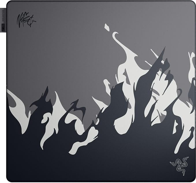 Mauspad Gaming Razer Gigantus V2 Pro NiKo Edition / Large / Sipërfaqe Tekstile / Bazë Kundër Rrëshqitjes / 500 x 480 mm - Gri
