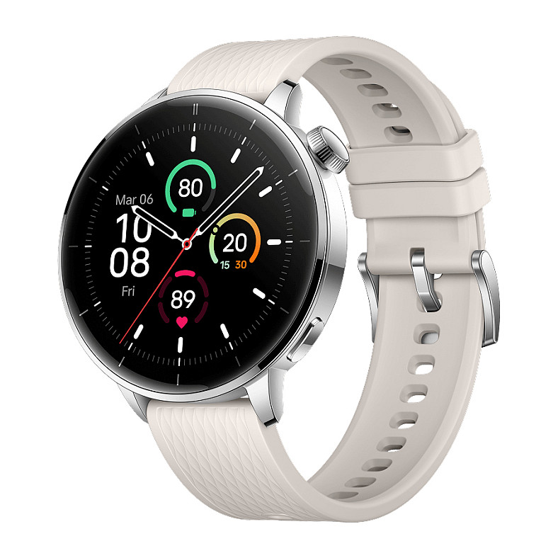 Orë e Mençur OnePlus Watch 3 / 43 mm / AMOLED 1.32" / GPS / Monitorim i Rrahjeve të Zemrës – Argjend