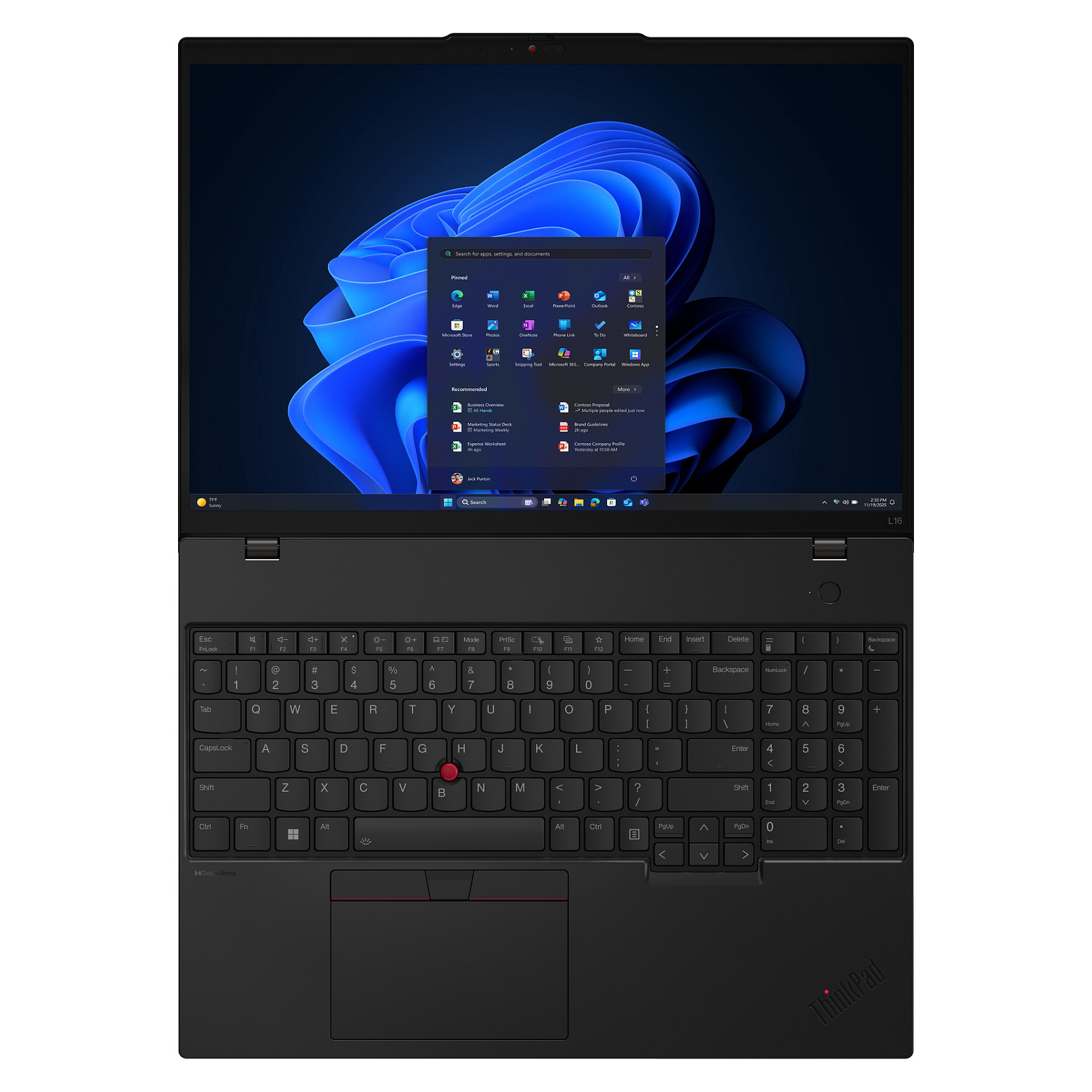 Laptop Lenovo ThinkPad L16 G2 / Ryzen 5 PRO 215 / 32GB DDR5 / 1TB / 16" WUXGA IPS / AMD Radeon 740M / DE  / e zezë - 16