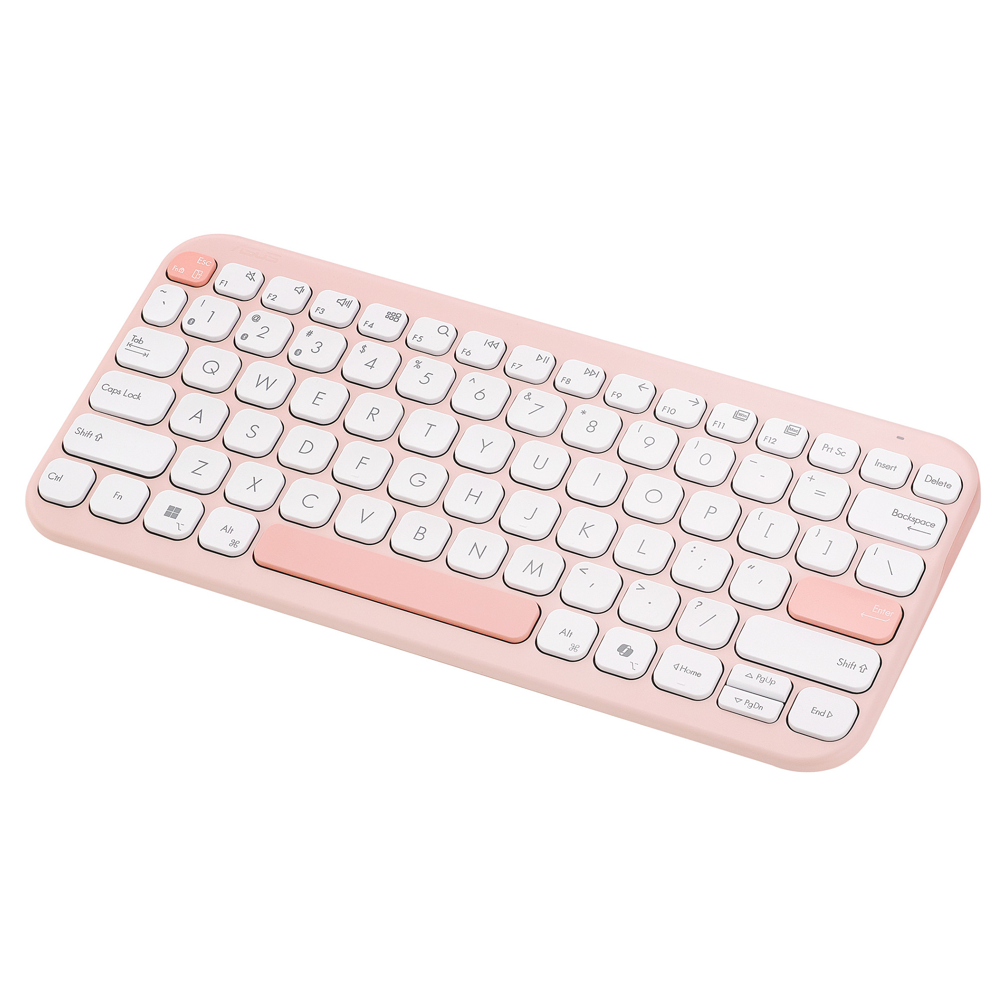 Tastierë pa Kabllo ASUS Marshmallow KW100 / QWERTZ – Rozë - 3