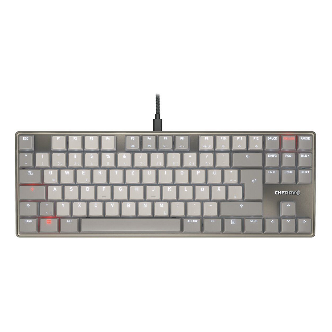 Tastierë me kabllo Cherry Mechanical MX / QWERTZ - Bezhë - 1