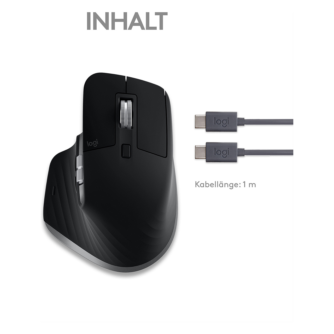 Maus Logitech Master Series MX Master 3S for Mac grau - 17