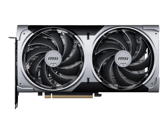 Kartelë Grafike NVIDIA MSI GeForce RTX 5070 12G VENTUS 2X OC 12GB GDDR7 PCIe 5.0 Dual Fan - Zezë - 2