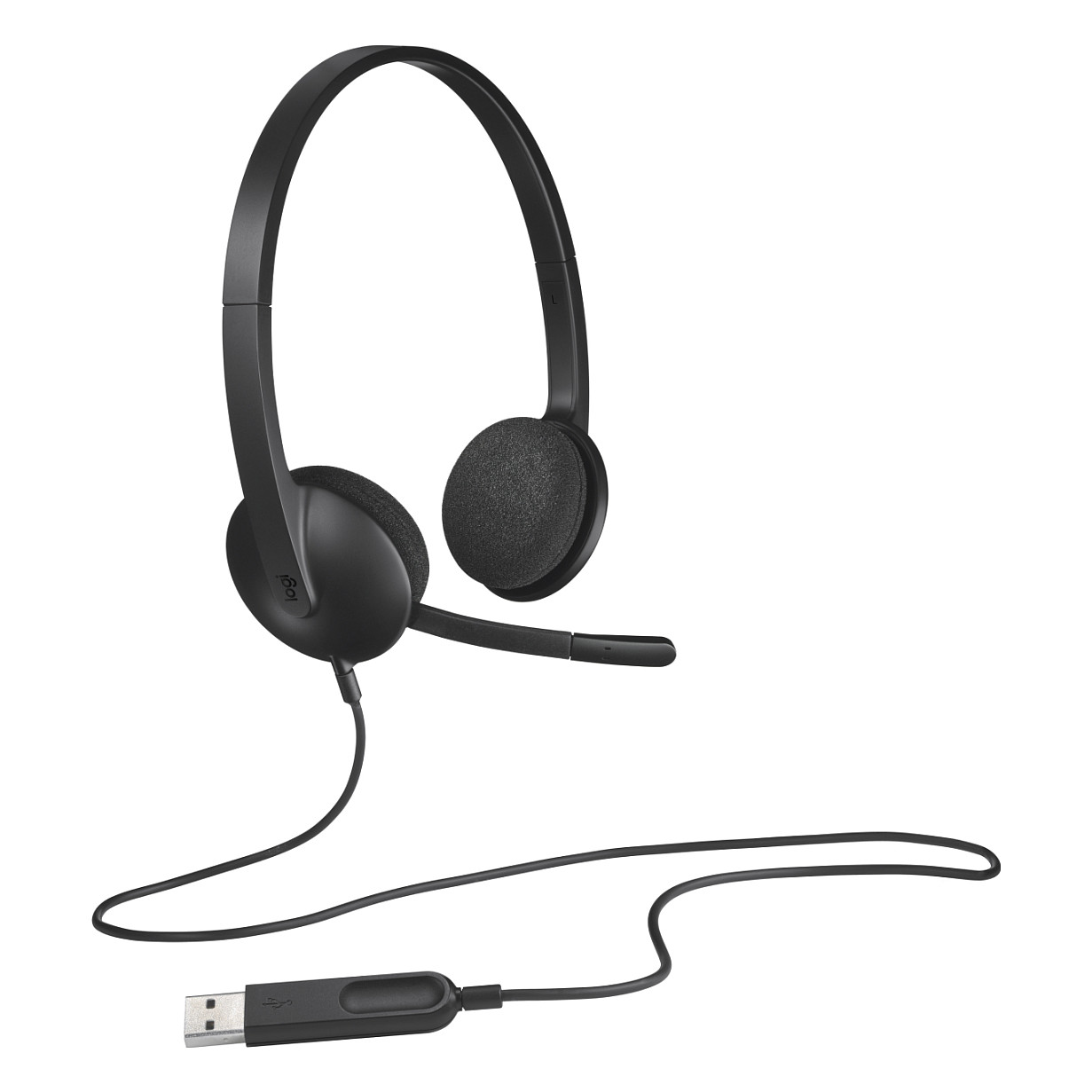 Kufje me kabllo Logitech H340. USB - 5
