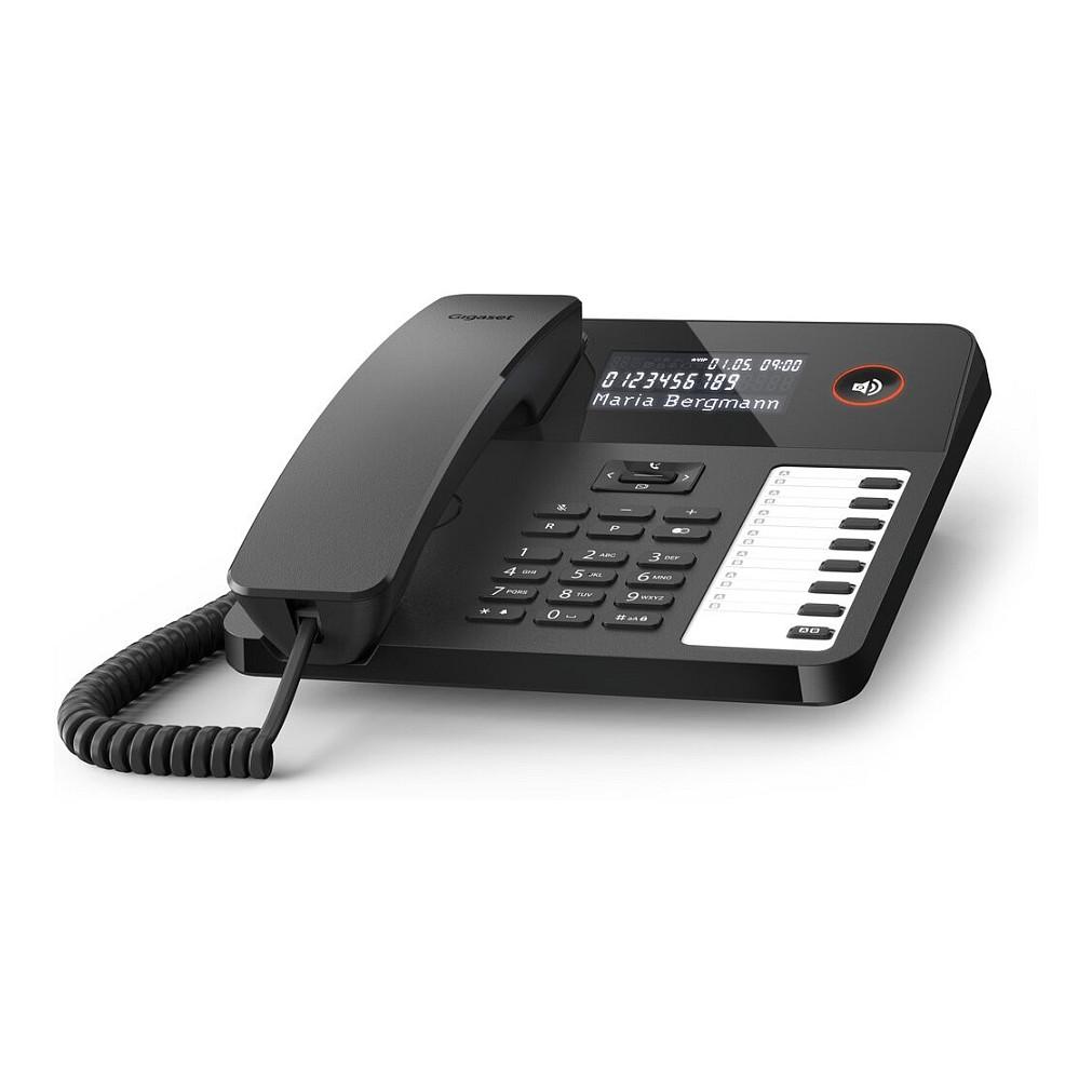 Telefon Analog Gigaset DESK 600, LCD, 3-Rreshta, 7 Taste Direkt, RJ-9, Hands-Free - Zezë
