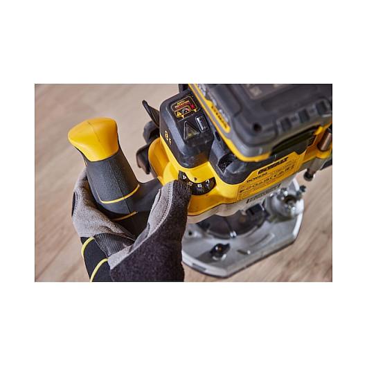 Frezë me Bateri DeWALT DCW620NT-XJ, 18V, Brushless, 11000–23000rpm, 70mm, 63mm - Zezë/Verdhë - 21