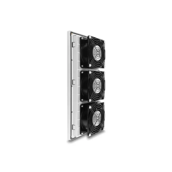 Ftohës për Kasë DeLOCK 3x Axiallüfter / 120mm / 230V AC / 2500 RPM / 561 m³/h / Me Filter – Bardhë/Blu/Zezë - 3