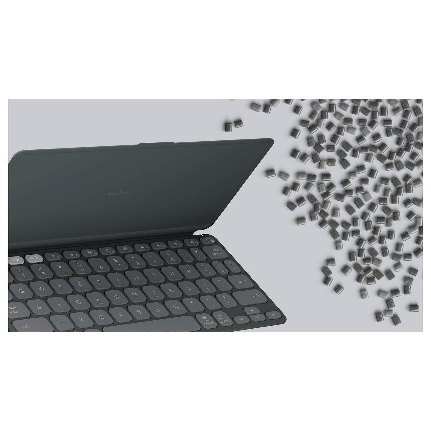Tastierë Pa kabllo LOGITECH Keys-To-Go 2 / QWERTZ  - Grafit - 9