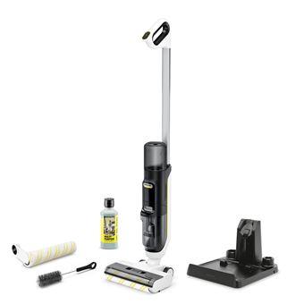 Pastrues Dysheme Kärcher FCV 3 Extra+, 3-në-1, 160W, 21.6V, 800ml, 425ml, 30min, 240mm, 2 Rula, Stacion Pastrimi - Bardhë, Zezë