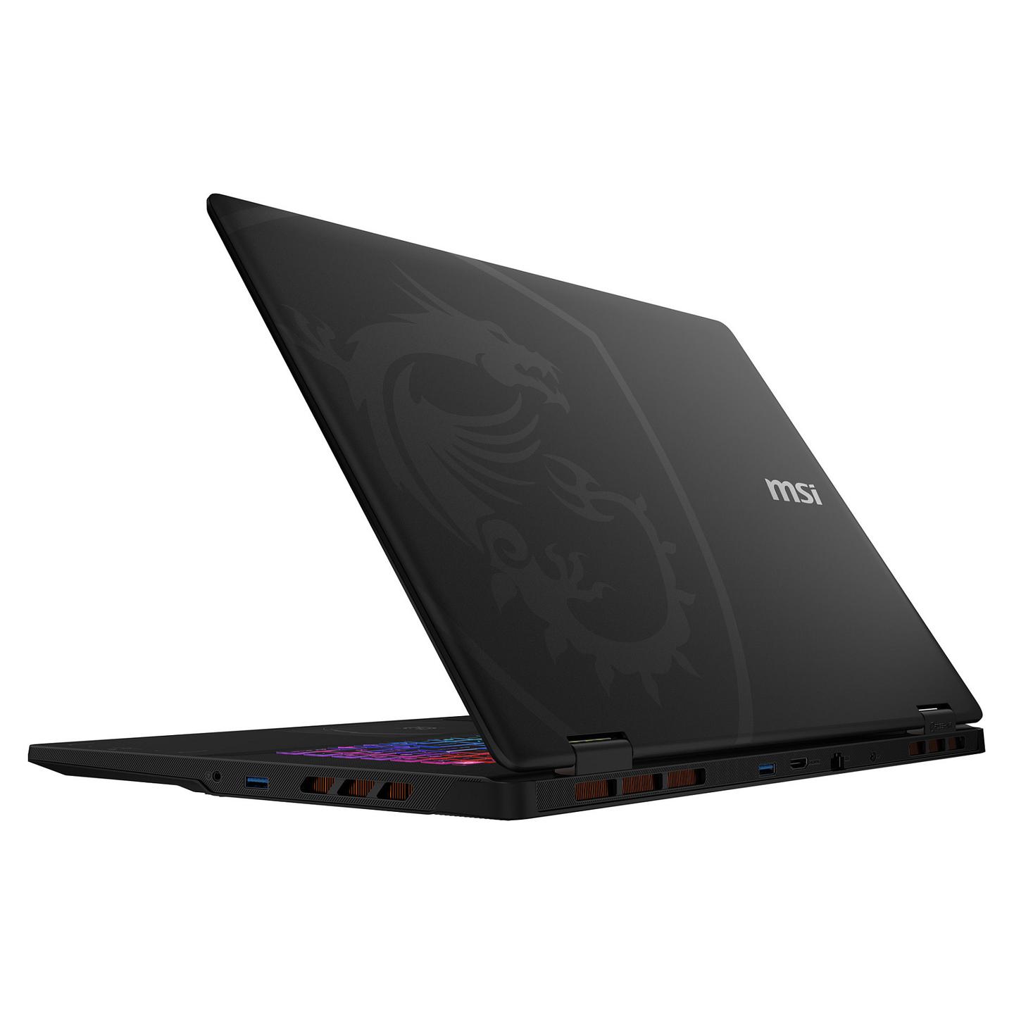 Laptop Gaming MSI Crosshair A18 HX A8WFKG-044FR, Ryzen 9 8940HX, 32GB DDR5, 1TB, 18" QHD+ IPS 240Hz, RTX 5060 8GB - Hiri - 10