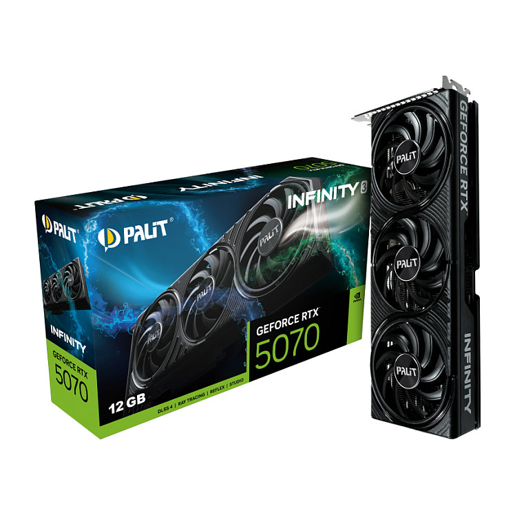 Kartelë Grafike VGA Palit GeForce RTX 5070 12GB Infinity 3 - 9