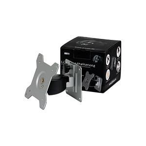 Mbajtëse për Monitor Tronje AR011 / 1 Monitor / 15"-24" / 12kg / VESA 75x75-100x100 / Full Motion - Argjend - 2
