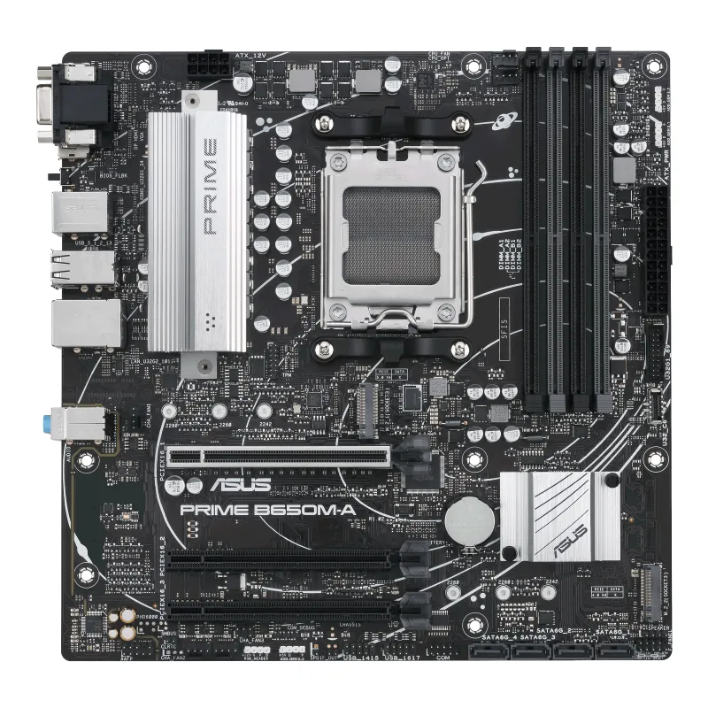Pllakë Amë ASUS PRIME B650M-A / AMD AM5 / B650 / DDR5 / micro-ATX / 2.5GbE LAN