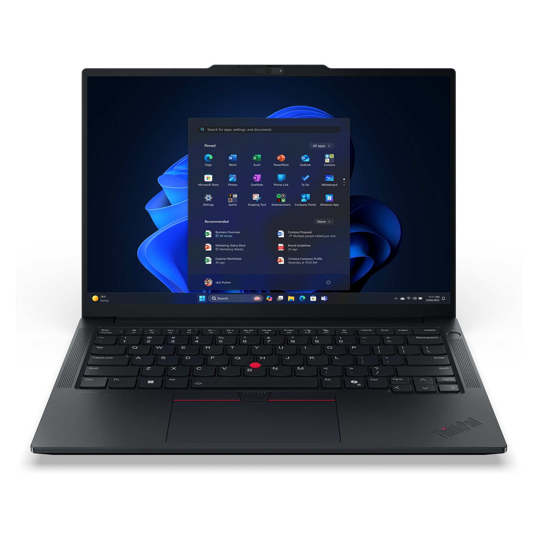 Laptop Lenovo ThinkPad E14 G7 / Ryzen 5 220 / 32GB DDR5 / 512GB / 14" WUXGA IPS / AMD Radeon 740M / DE  / e zezë - 1