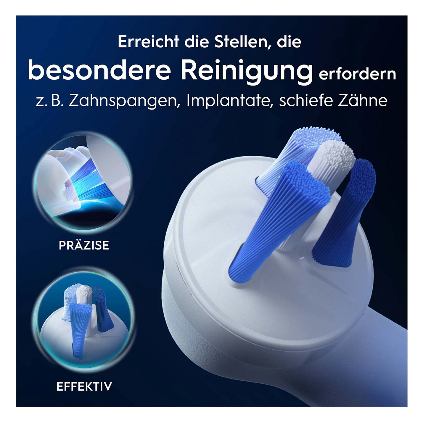 Koka zëvendësuese për furçë elektrike Oral-B iO Interdental Cleaning / 2 copë – Bardhë - 3