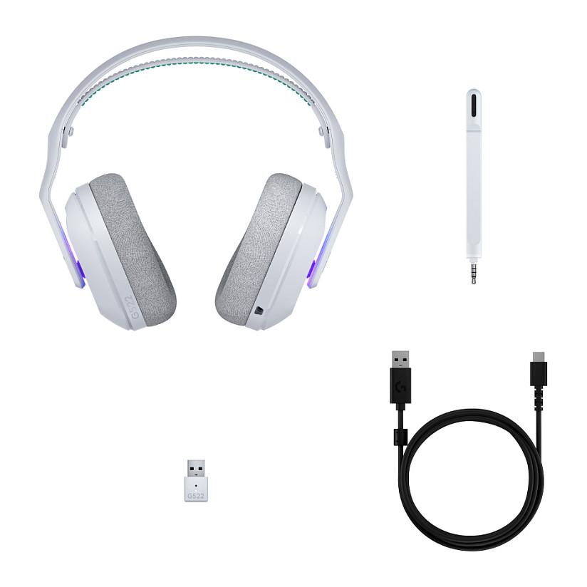 Kufje Gaming Logitech VOSS CDM – PC - Bardhë - 7