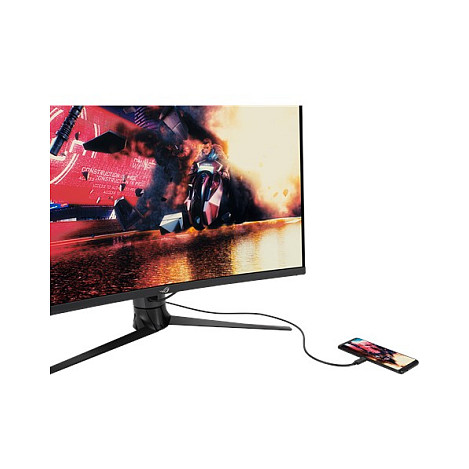 Monitor Gaming ASUS ROG Strix XG32VC / 31.5" / QHD VA LCD Curved / 170Hz / 1ms / USB-C+HDMI+DP+USB - Zezë - 10