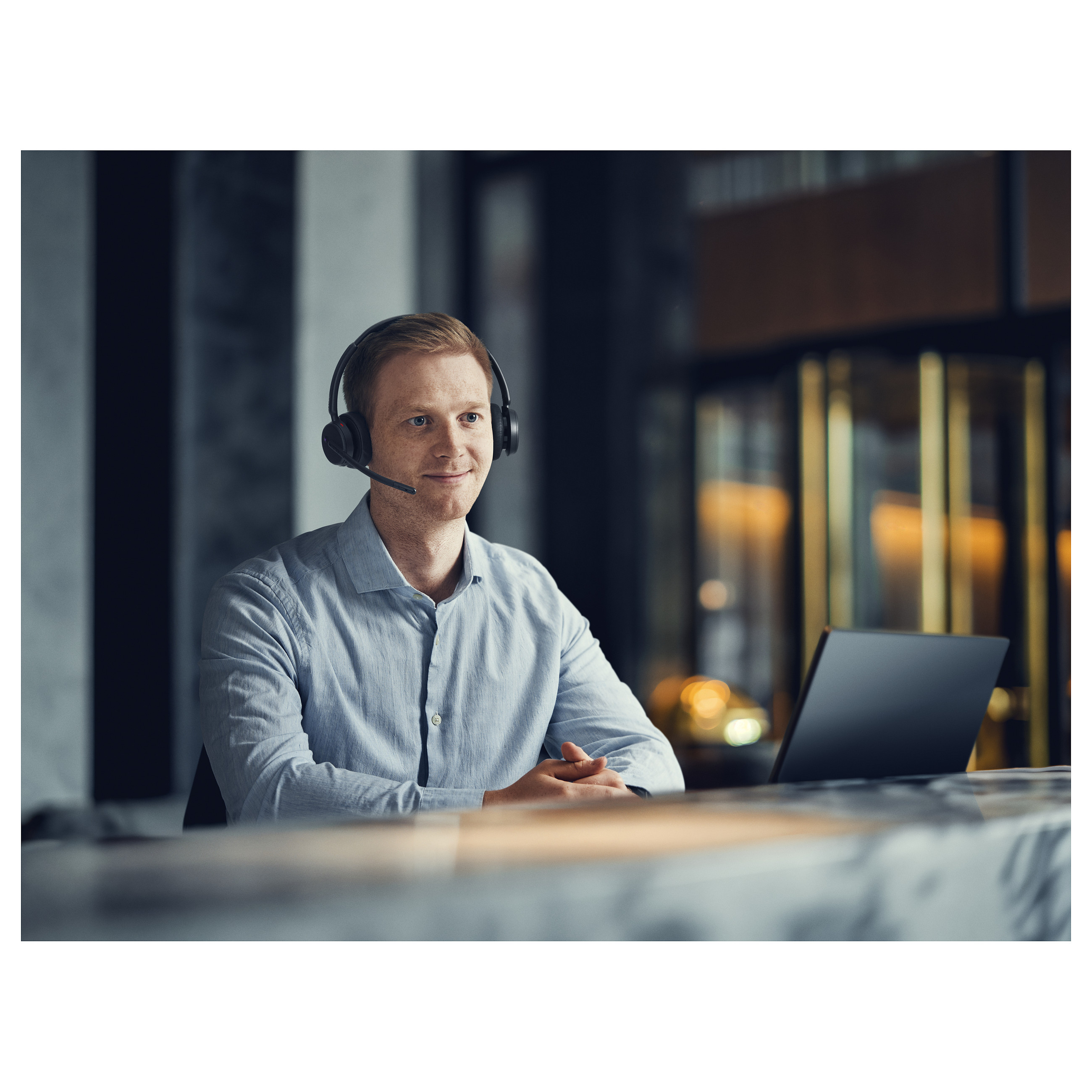 Kufje pa kabllo EPOS IMPACT 500 / Wired /Bluetooth / USB-C / ANC / Business Headset / 6 Mikrofona –  Zezë - 14