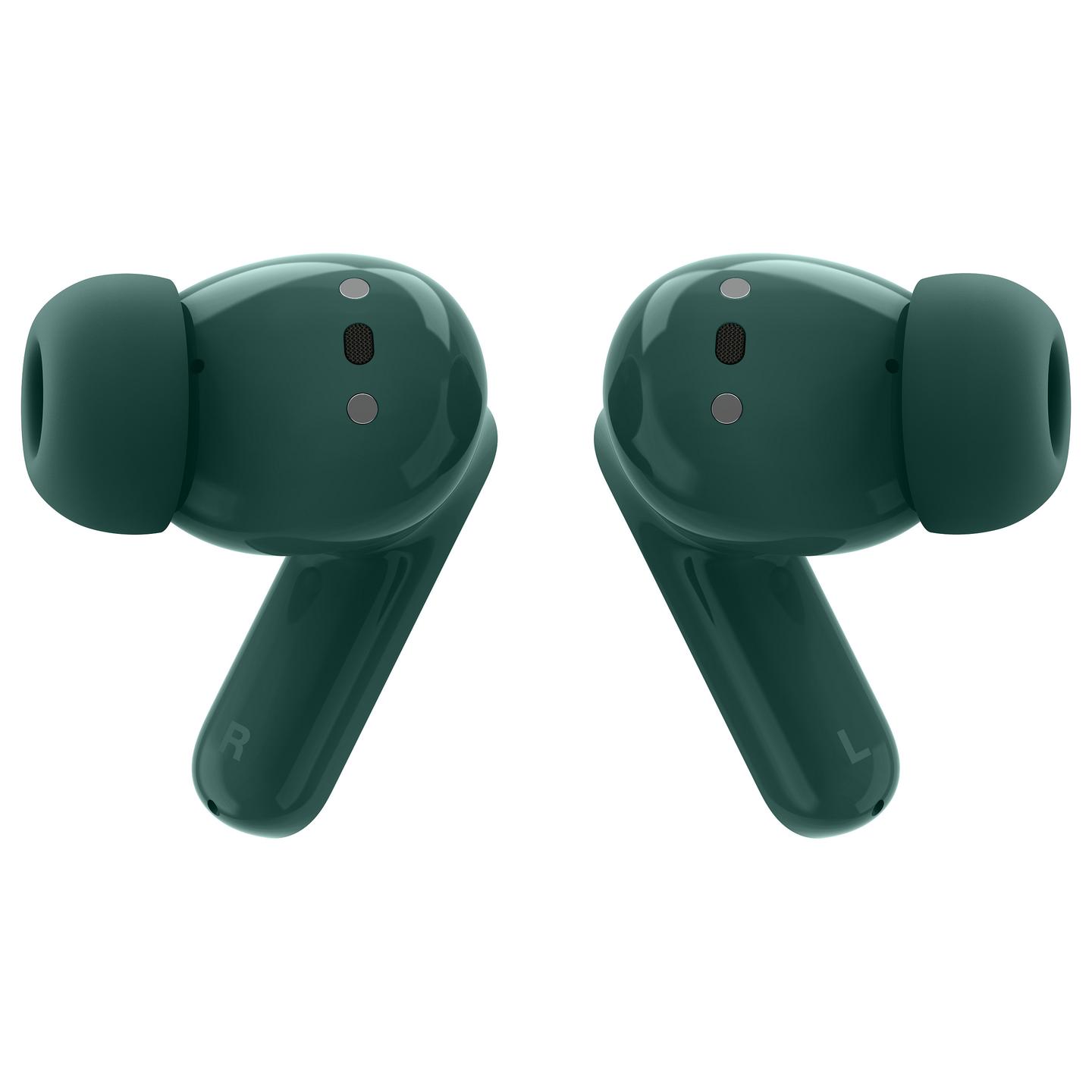 Kufje pa kabllo Motorola moto buds bass / TWS / Bluetooth 5.3 / 12.4mm / Dynamic ANC / Hi-Res Audio / 3 Mikrofona - Gjelbër