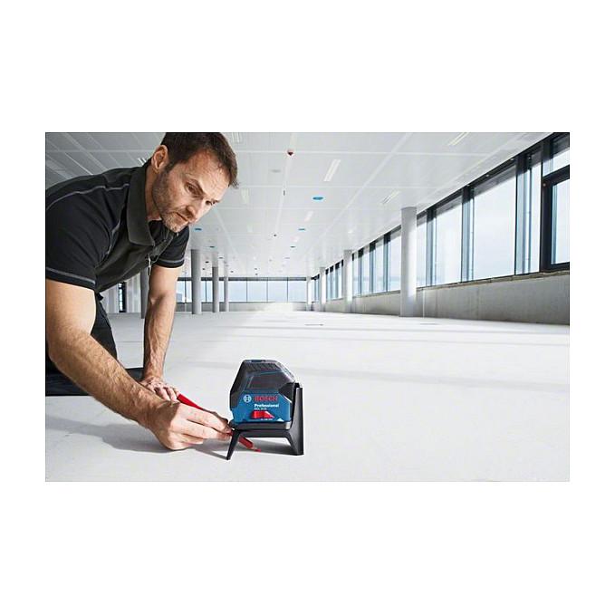 Laser Kombinues Bosch Professional GCL 2-50 C, 2 Vija, 2 Pika, 20m, 50m me Marrës, ±0.3mm/m - Blu/Zezë - 2