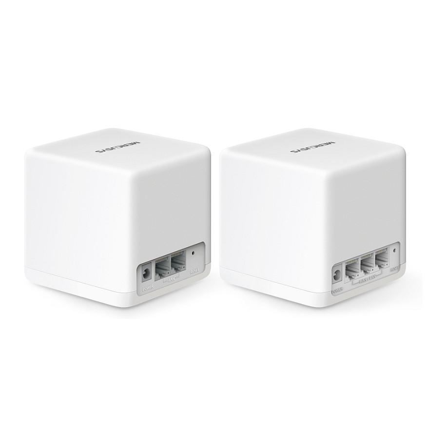 Ruter Mercusys Halo H60X, Mesh Wi-Fi 6 AX1500, Dual-Band, deri në 1500Mbps, 2-Pack - Bardhë - 2