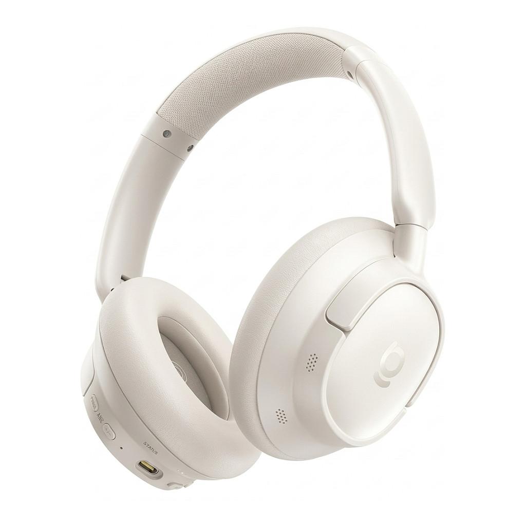 Kufje pa kabllo Baseus Bass BH1 NC / Over-Ear / Bluetooth / ANC / 40 mm / Multipoint – Bardhë - 1