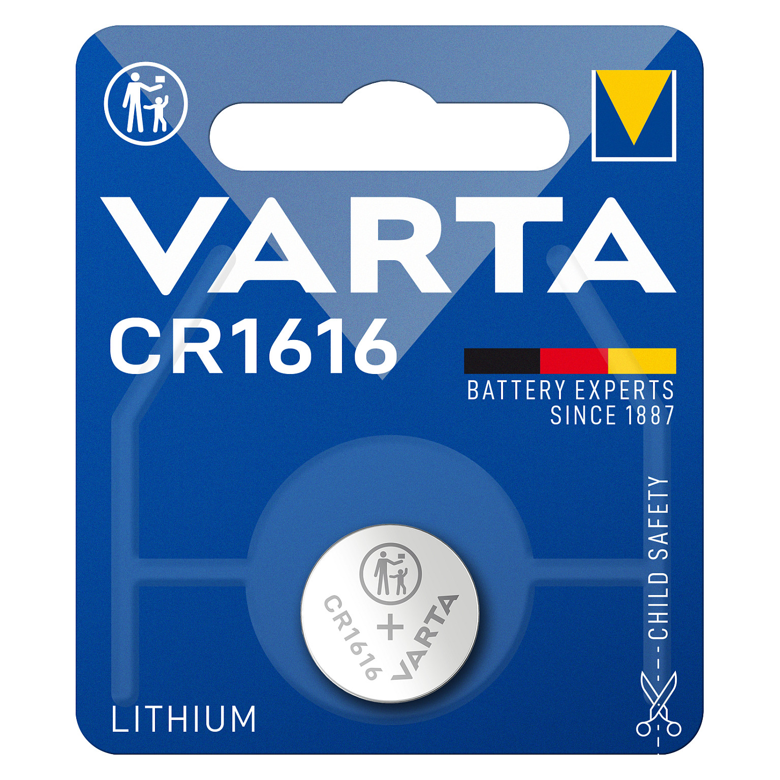 Bateri Button Varta CR1616 Lithium 3V - 2