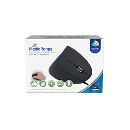 Maus me kabllo MediaRange MROS230 / 6 Buttons – Zezë - 4