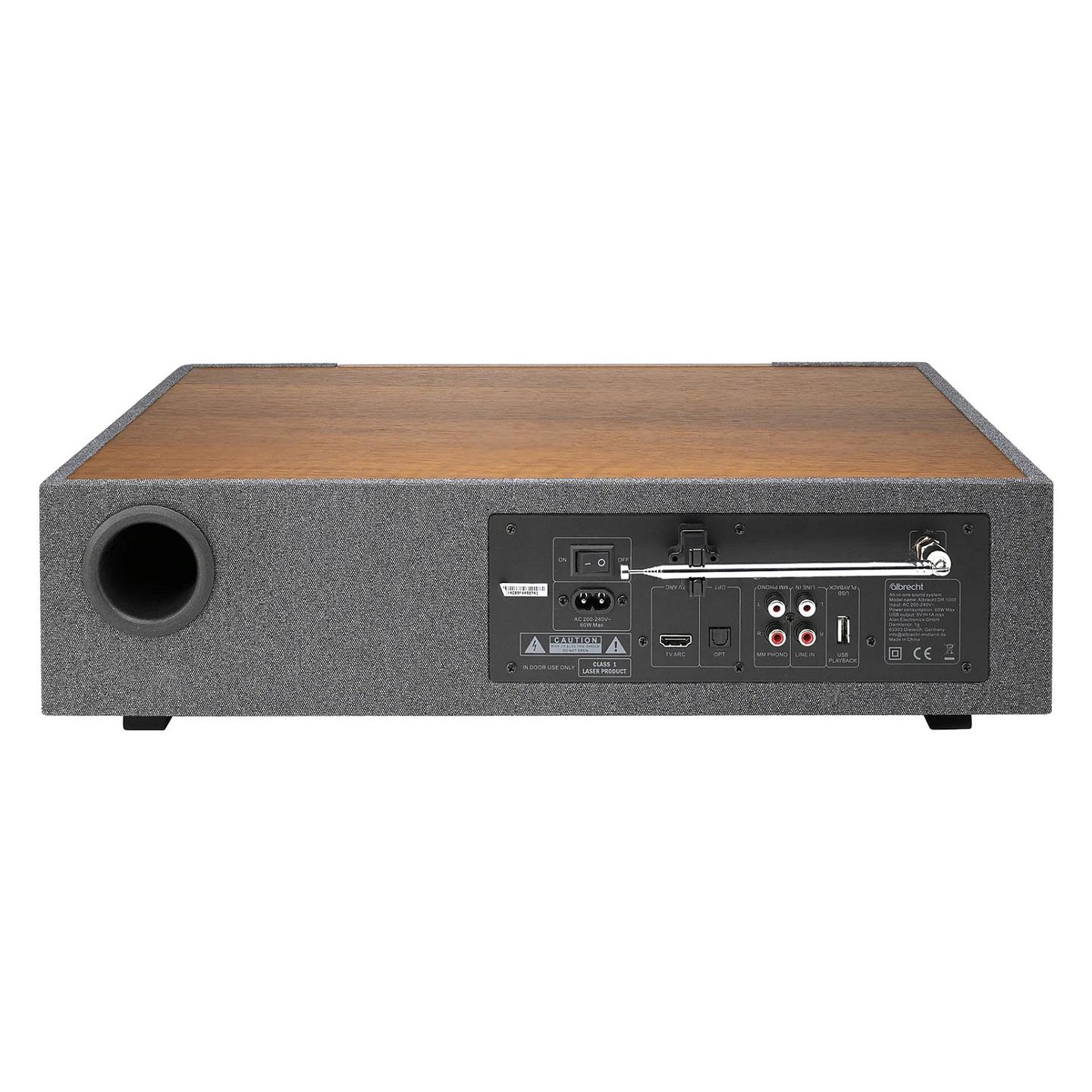 Radio Interneti Albrecht DR 1000, CD, DAB+, FM, Wi-Fi, Bluetooth, 30 W, Ekran LCD 4.3" – Kafe - 5