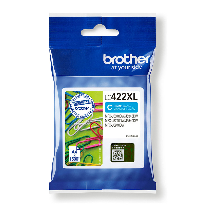 INK Brother LC-422XLC / 1500 faqe – Blu - 1