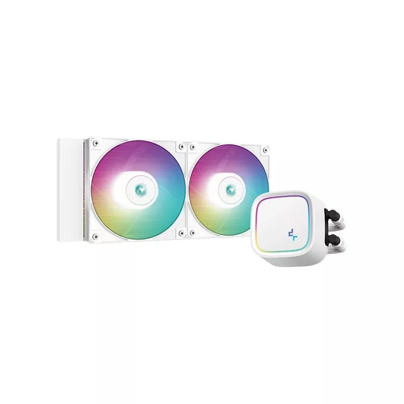 Ftohës për Procesor DeepCool LE520 WH / 240mm / 2x120mm / 500-2250RPM / ARGB - Bardhë